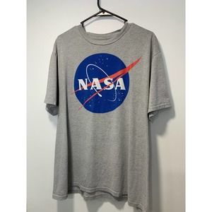 Vintage Oversized Grey NASA T-shirt Tshirt Size XL